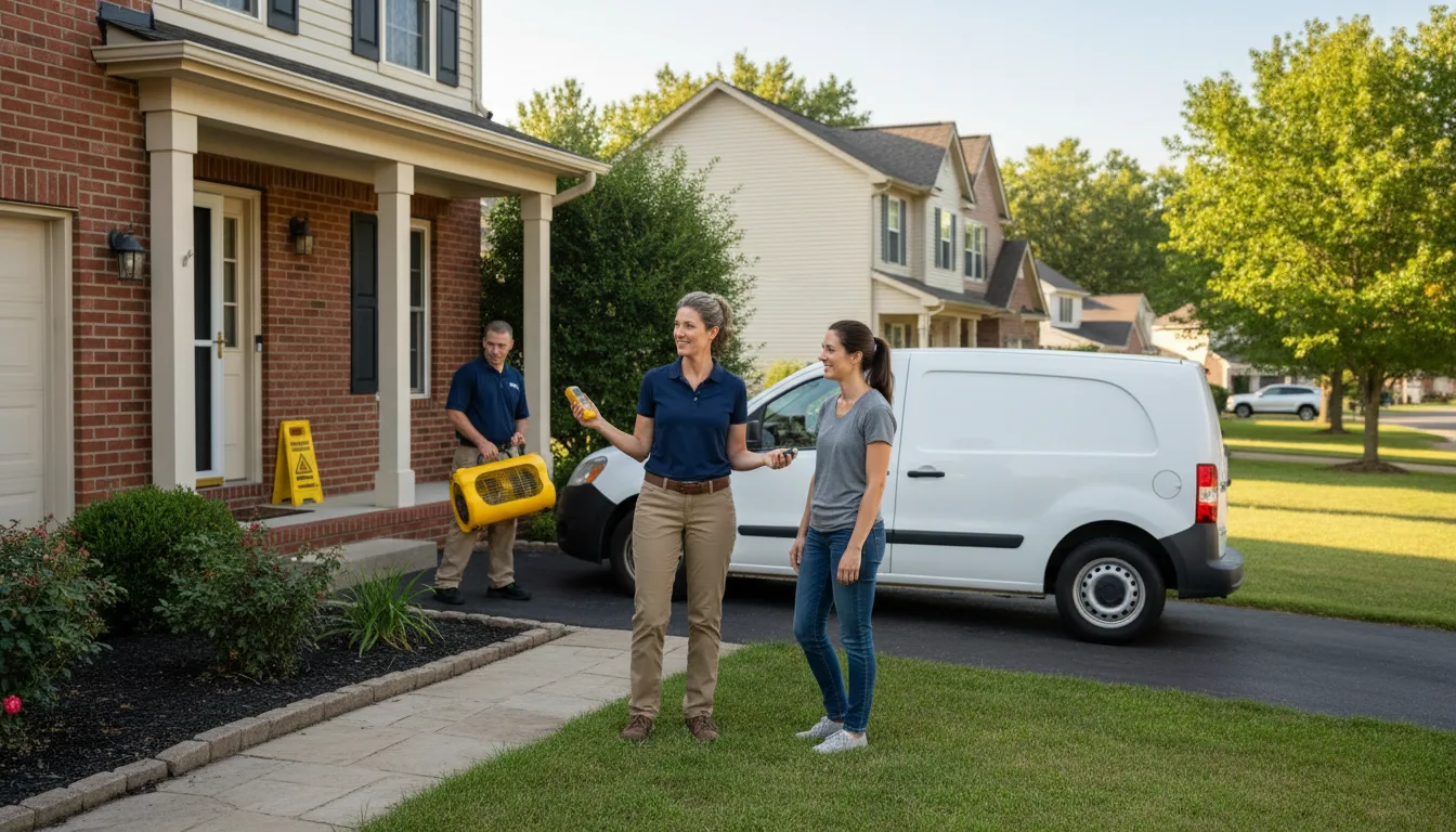 Residential water damage restoration in Smith River, CA